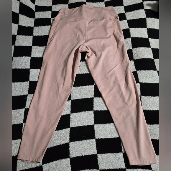 SAGE collective leggings with pockets Dusty pink women's size Xl - Picture 2 of 3